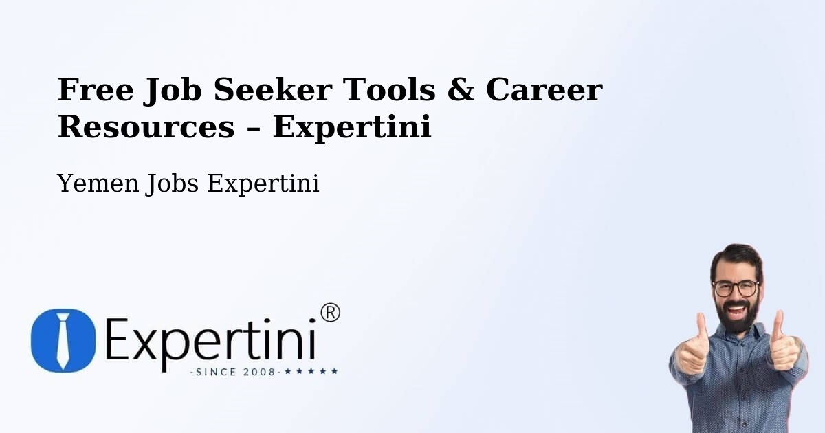 Free Job Seeker Tools & Career Resources – Bayhan - Bayhan, Yemen Jobs Expertini